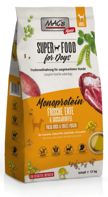 MACs Dog Mono Frische Ente macs ente 12kg