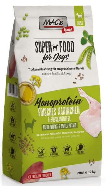 MACs Dog Mono Frisches Kaninchen macs kaninchen 12kg
