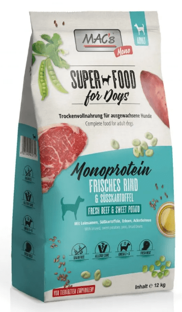 MACs Dog Mono Frisches Rind macs rind 12kg