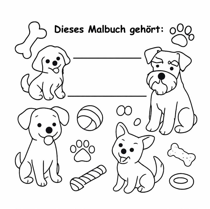 malbuch gesunde hunde einblick 2