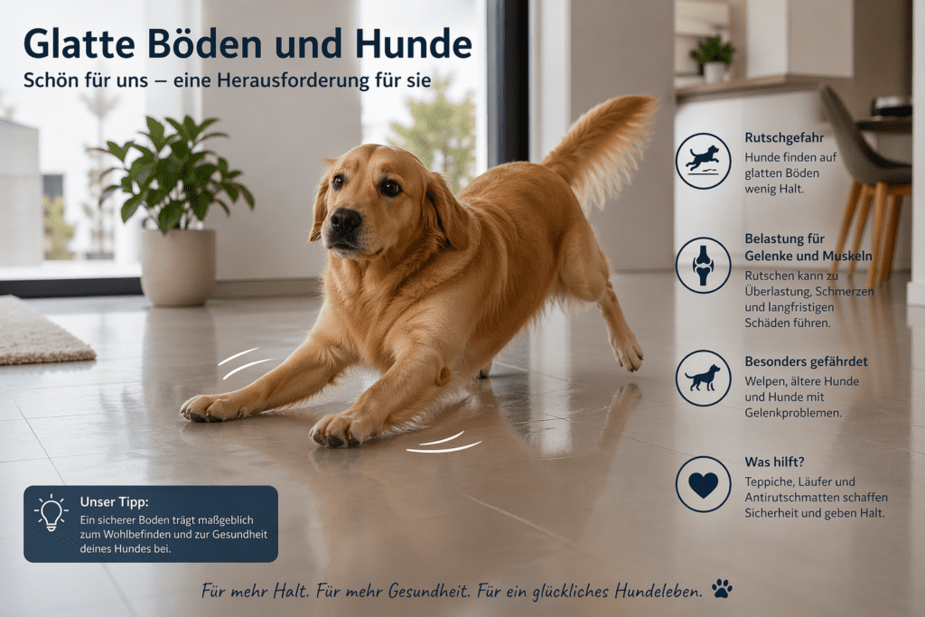 glatter Boden für Hunde
